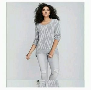 Lane Bryant Oversized Gray Sweater. Size 18/20